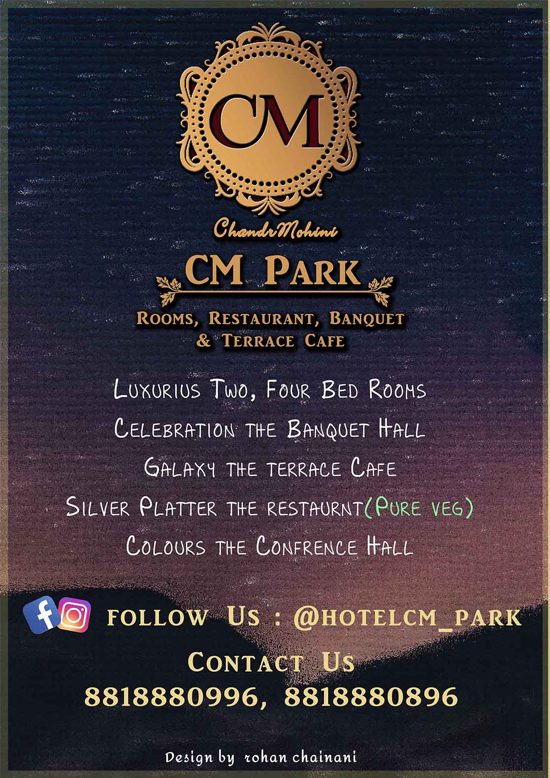 Hotel CM Park back Page